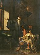 unknow artist Tsar Ivan the Terrible and the priest Sylvester china oil painting artist
